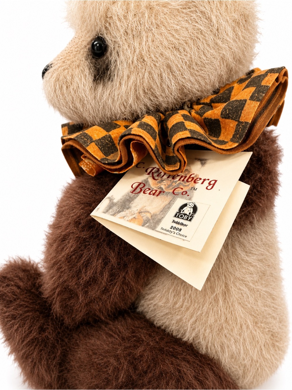 TOBY WINNER❤️ OOAK C. Riffenberg Bears Jane Monroe signed/dated 20" Mohair Panda - Picture 4 of 13